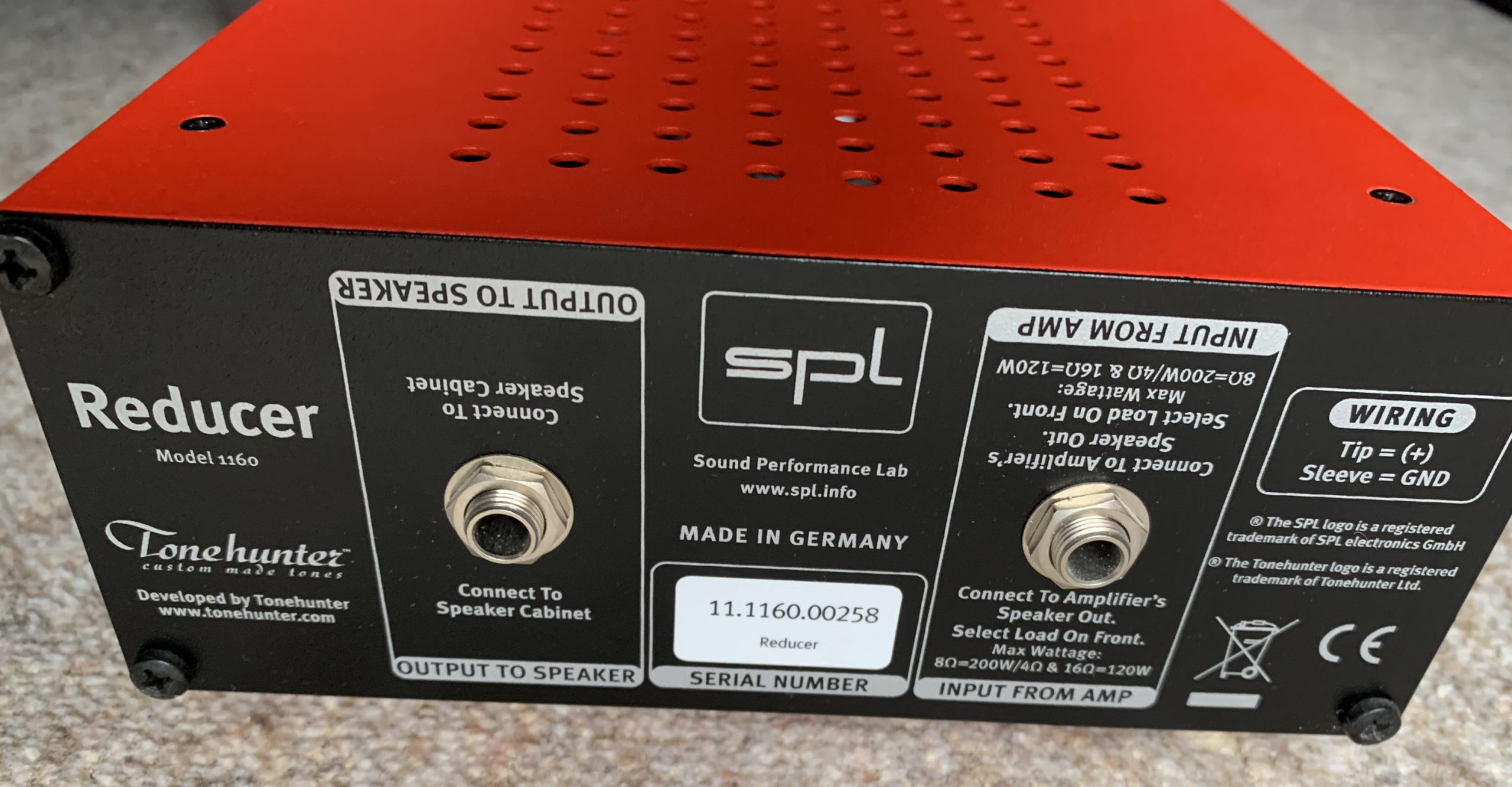 Tonehunter SPL Reducer – Powersoak 2 Tonehunter SPL Reducer - Powersoak 2